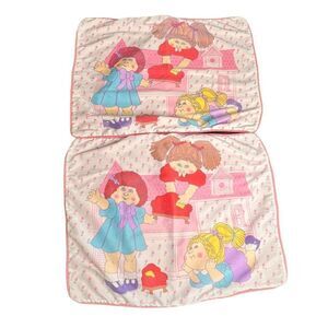 Vintage 80s Cabbage Patch Kids Set of 2 Pillowcases Nostalgic Retro